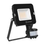 Ledvance LED Floodlight Compact Black 20W 2000lm 100D - 840 Cool White | IP65 - Symmetrical - Motion and Light Sensor