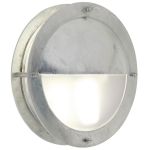 Nordlux Malte Wall Light Galvanized Steel Grey Seaside | 240mm - IP54 - Suitable for E27