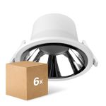 Multipack 6x Noxion LED Downlight Apollo V2.0 15-25W 1740-2960lm 60D - 830/840 CCT | 220mm - Cutout 200mm - Aluminium Reflector