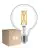 Multipack 6x Philips MASTER Value LED Globe E27 93mm Filament Clear 5.9W 806lm - 922-927 Extra Warm White | Best Colour Rendering - Dimmable - Replaces 60W