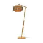 Good&Mojo Floor Lamp Bhutan Bamboo Black L | Suitable for 1x E27 