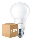 Multipack 10x Philips Corepro LED Bulb E27 Pear Frosted 8W 806lm - 830 Warm White | Replaces 60W