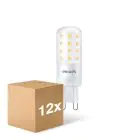 Multipack 12x Philips CorePro LED Capsule G9 Frosted 4W 480lm - 827 Extra Warm White | Dimmable - Replaces 40W