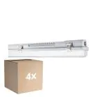 Multipack 4x Ledvance LED Damp Proof Housing MT Gen 3 IP65 | Suitable for 1x120cm LED Tube