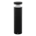 Eglo Pedestal Lamp Melzo Outdoor Aluminium Black 11W 1300lm - 830 Warm White